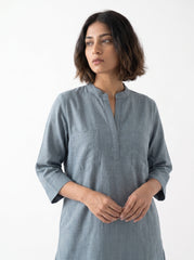 Aira Slate Grey Coord Set with Salwar