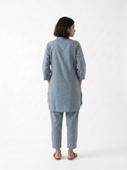 Aira Slate Grey Coord Set with Salwar