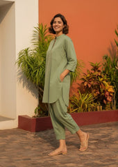 Aira Sage Green Coord Set