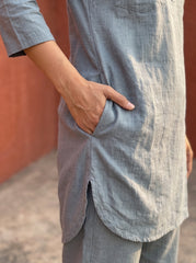 Aira Slate Grey Coord Set with Salwar