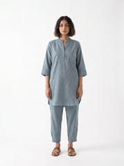 Aira Slate Grey Coord Set with Salwar