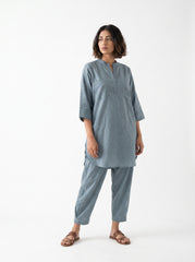 Aira Slate Grey Coord Set with Salwar