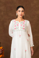 Jashn Premium Muslin Chikankari Kurta Set Gharana