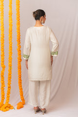 Sahiba Pure Muslin Short Chikankari Kurta Gharana