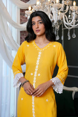 Sahiba Modal Chikankari Coord Set Gharana