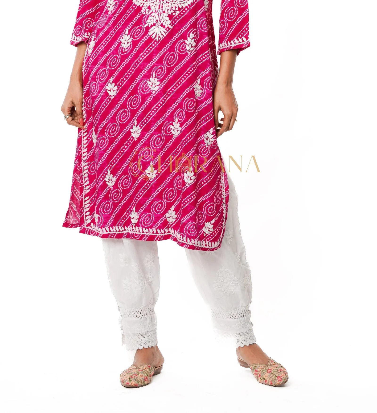 Chikankari Afgani Salwar Gharana
