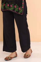 Luxury Rayon Pant – Black Gharana