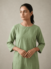Shop Olive Mist Cotton Coord Set for Women
