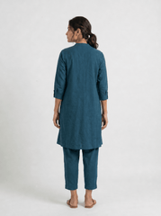 Aira Indigo Ease Kurta Co-ord Set