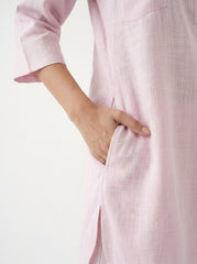 Pocket of Lavender Cotton Coord Set for Women