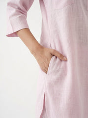 Pocket of Lavender Cotton Coord Set for Women
