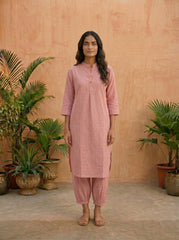 Aira Salmon Pink Co-ord Set