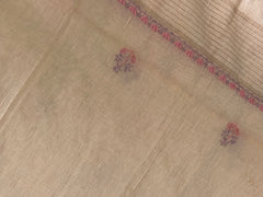 Premium Mulchanderi Chikankari Semi Stitched 2 piece Tunic and Dupatta set – Dark Beige