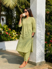 Aira Matcha Green Coord Set