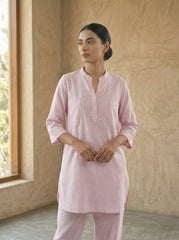 Premium Aira Lavender Cotton Coord Set for Women