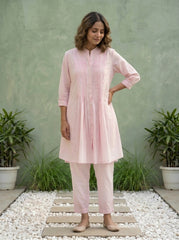 Aira Kurta Co-ord Set in Blush Pink