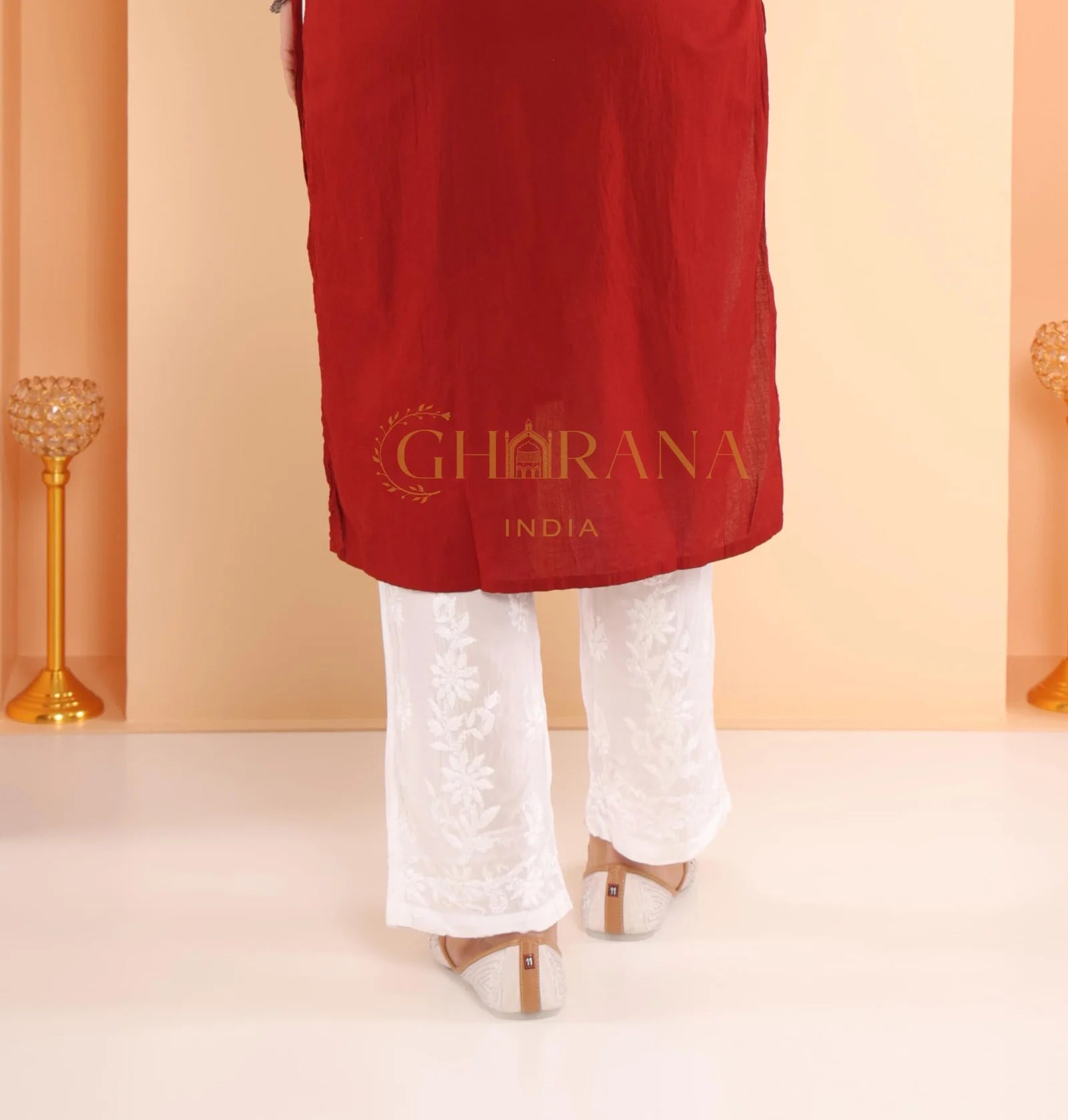Modal Chikankari Pant Gharana