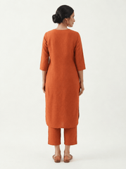 Aira Rust Orange Coord Set