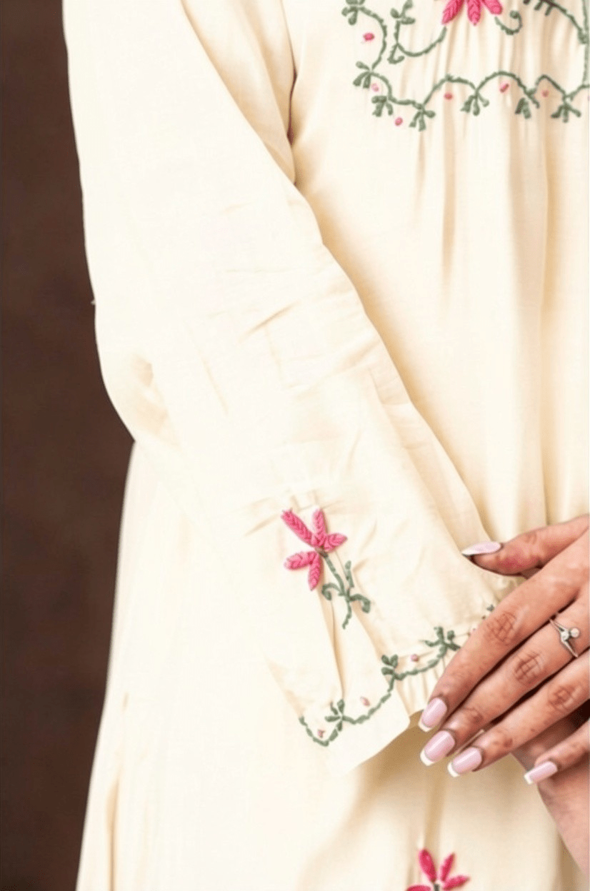 Jashn Premium Muslin Chikankari Kurta Gharana