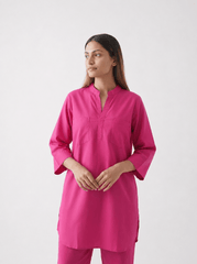 Aira Bougainvillea Cotton Poplin Co-ord Set