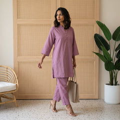 Aira Violet Whisper Flex Co-ord Set
