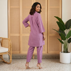 Aira Violet Whisper Flex Co-ord Set