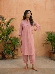 Aira Salmon Pink Co-ord Set