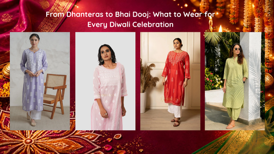 From Dhanteras to Bhai Dooj: What to Wear for Every Diwali Celebration