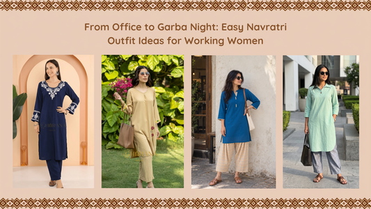 From Office to Garba Night: Easy Navratri Outfit Ideas for Working Women
