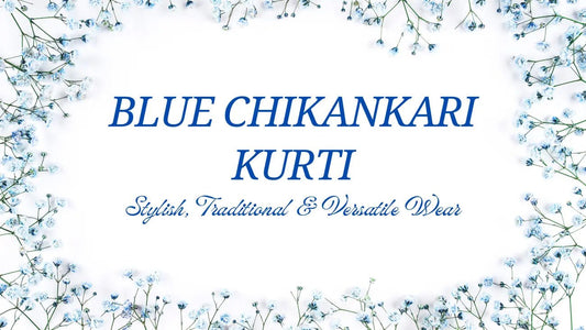 The Blue Chikankari Kurti: Your Style Superpower – From Denim Cool to Festive Fabulous!