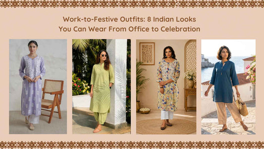 Work-to-Festive Outfits: 8 Indian Looks You Can Wear From Office to Celebration