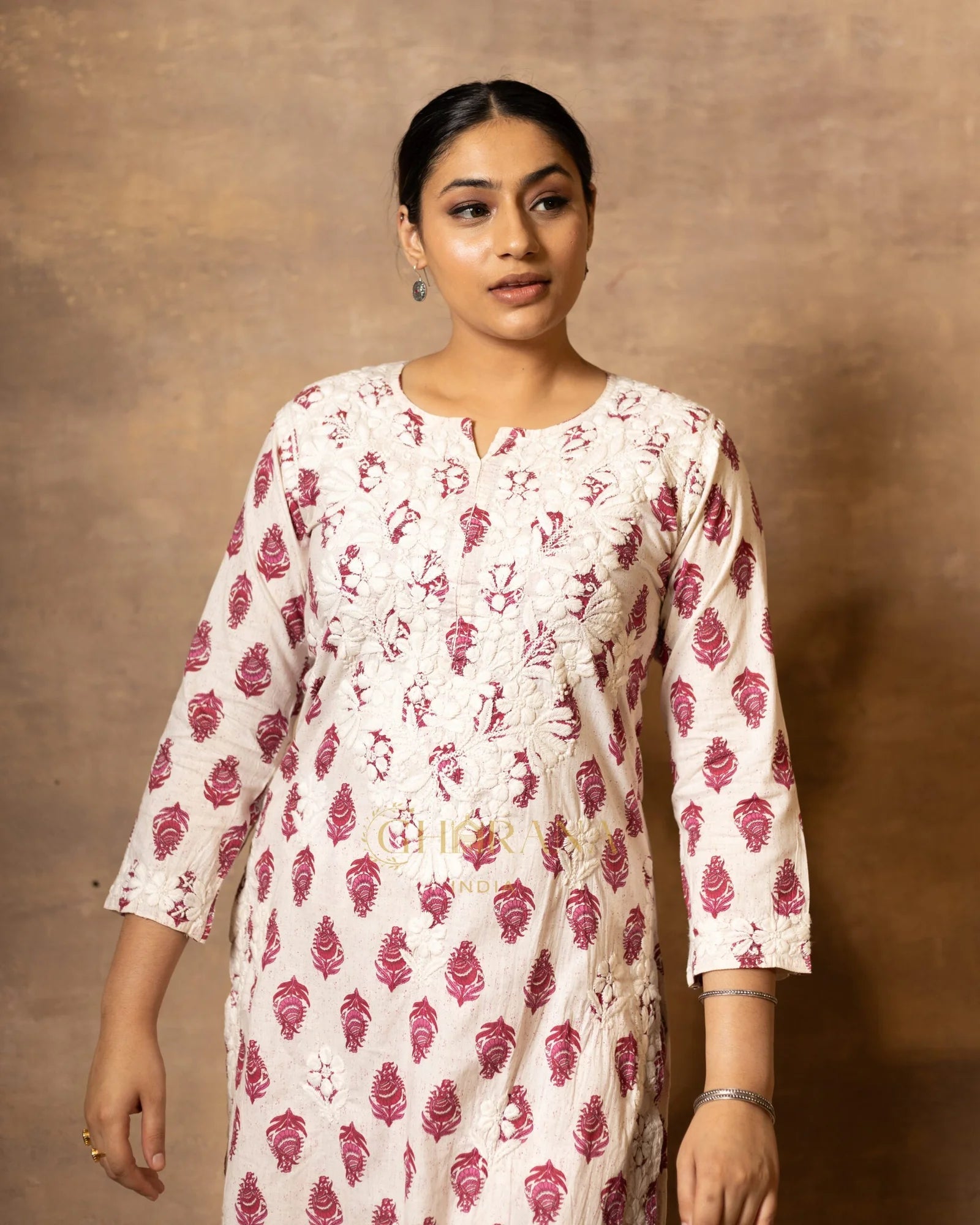 Cotton Coord Floral printed Kurta with Pallazo set Gharana