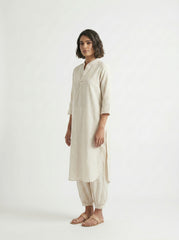Aira Cream Kurta Co-ord Set