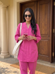 Aira Fuchsia Coord Set with Salwar