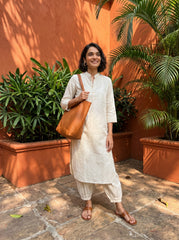 Aira Cream Kurta Co-ord Set