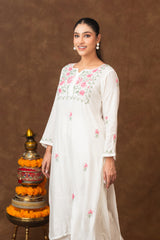 Jashn Premium Muslin Chikankari Kurta Set Gharana