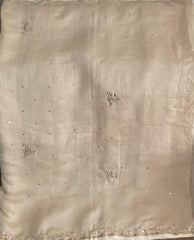 Pure Moonga Silk Saree in Mukaish work (With Blouse) Gharana