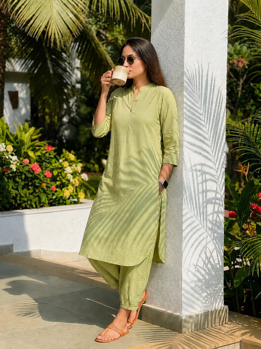 Aira Matcha Green Coord Set
