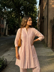 Aira Kurta Co-ord Set in Blush Pink