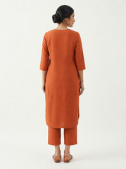 Aira Rust Orange Coord Set