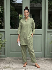 Sage Green Cotton Coord Set