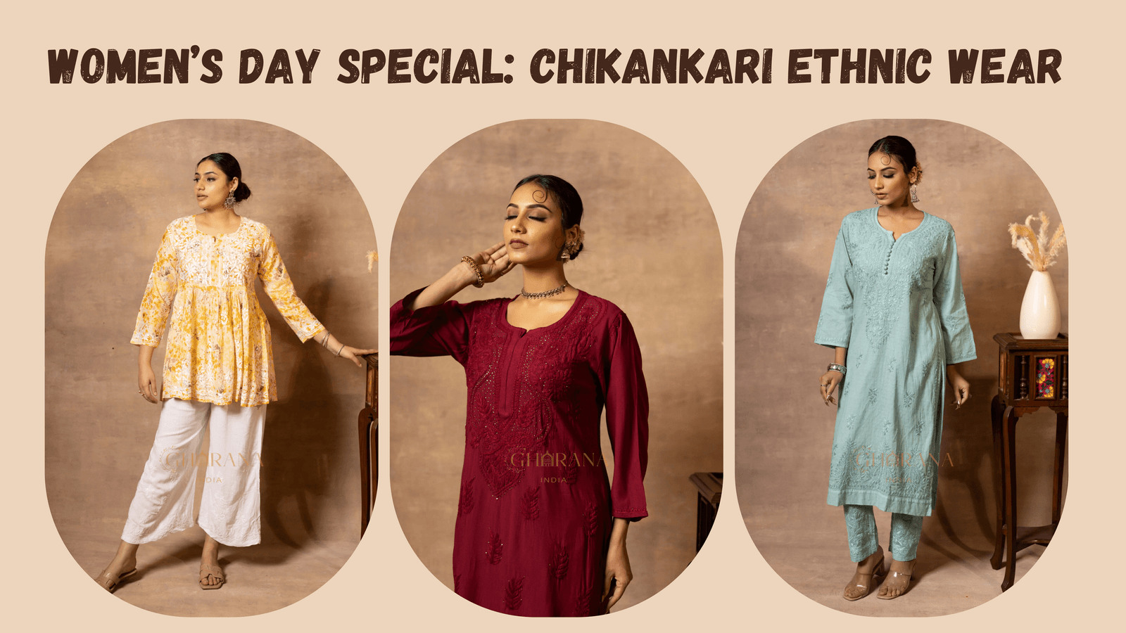 Women’s Day Special: Chikankari Ethnic Wear That Celebrates Strength and Grace