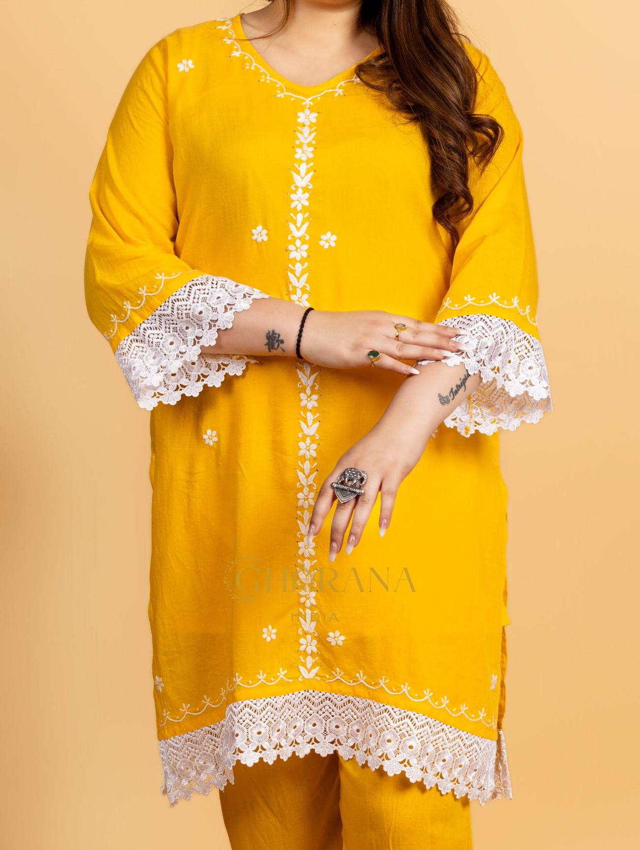 Sahiba Modal Chikankari Coord Set