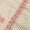 Pink Mul Chanderi Chikankari Unstitched Kurta & Dupatta
