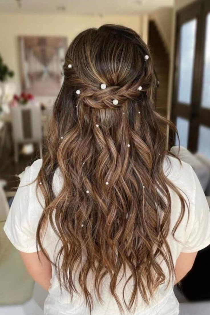 Half-Up, Half-Down Hairstyle