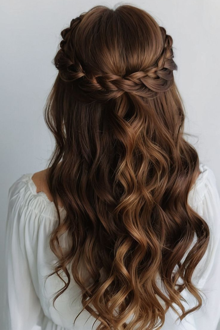 Half-Up, Half-Down Hairstyle
