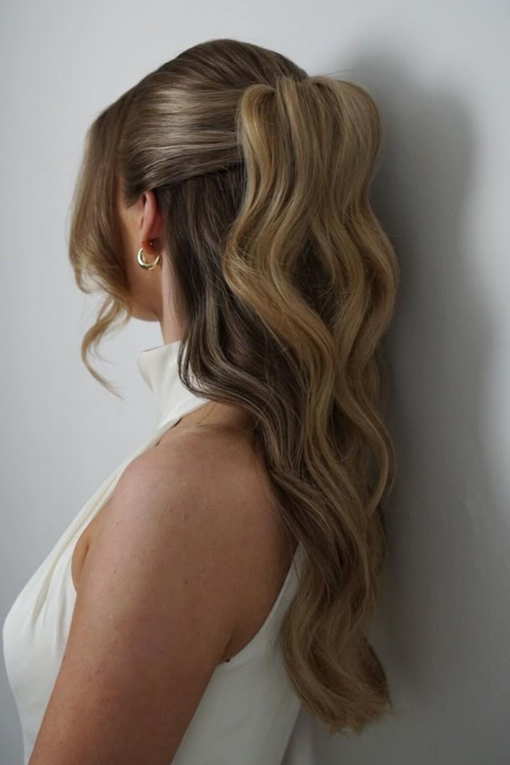 Half-Up, Half-Down Hairstyle