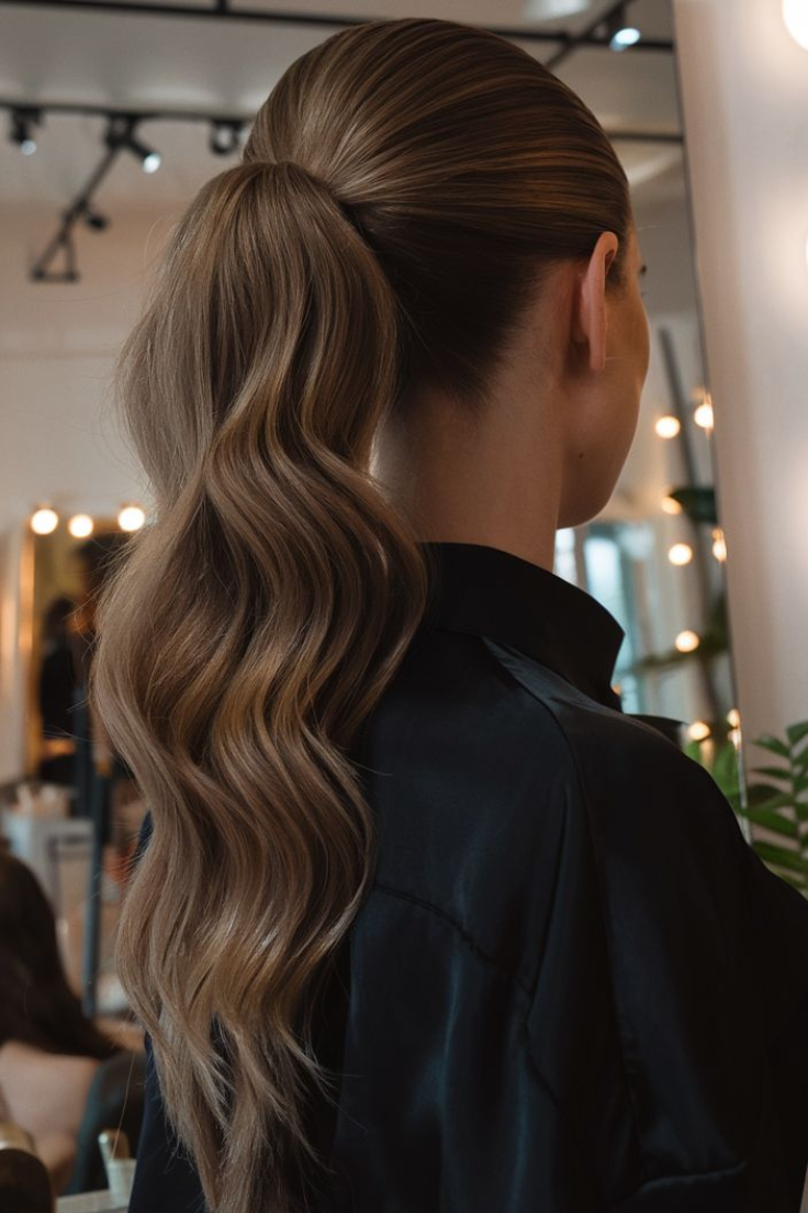 Sleek Low Ponytail